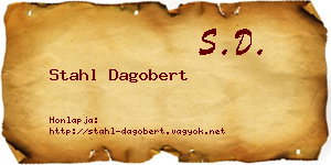 Stahl Dagobert névjegykártya
